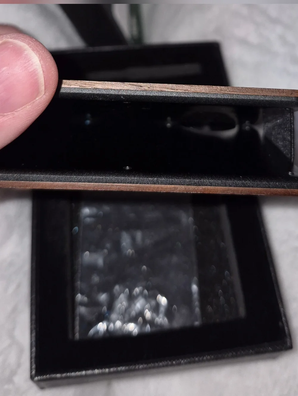Wood Slim Minimalist Wallet with Clip